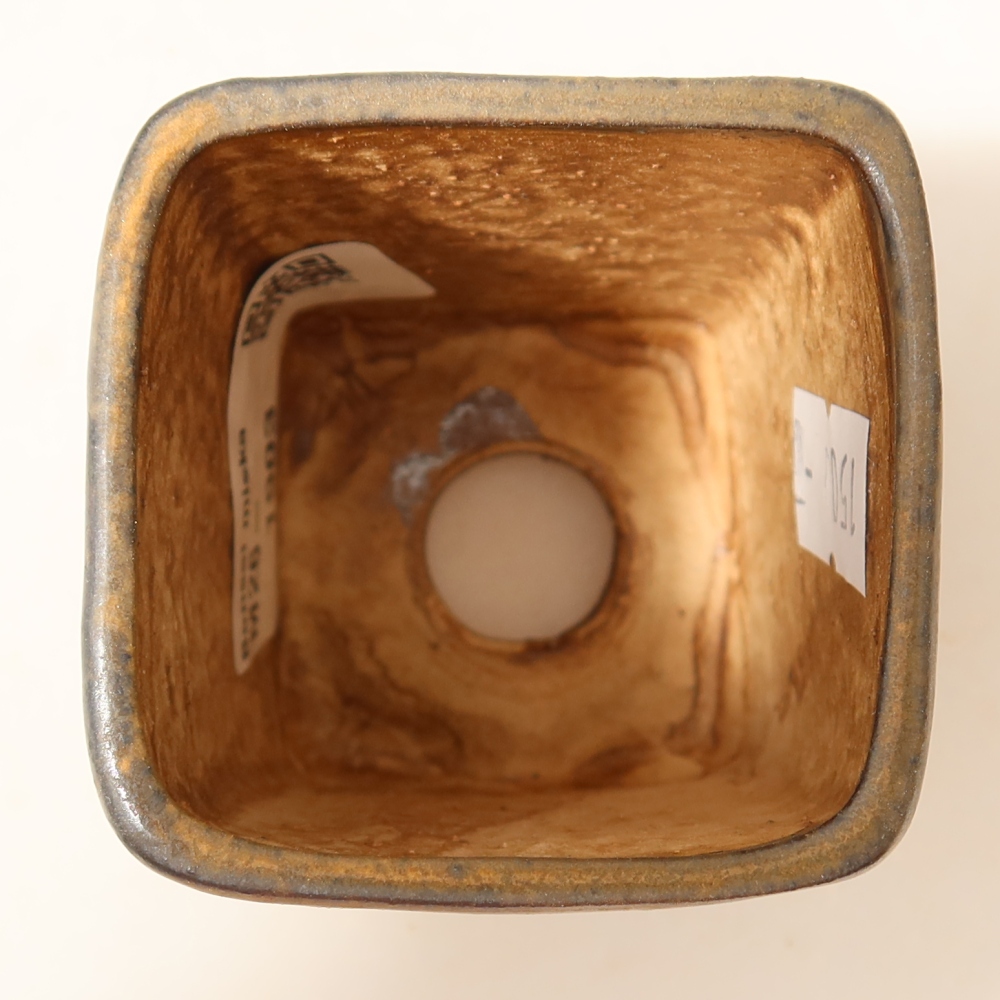 Bonsaischaal van keramiek 5 x 5 x 6,5 cm, bruin