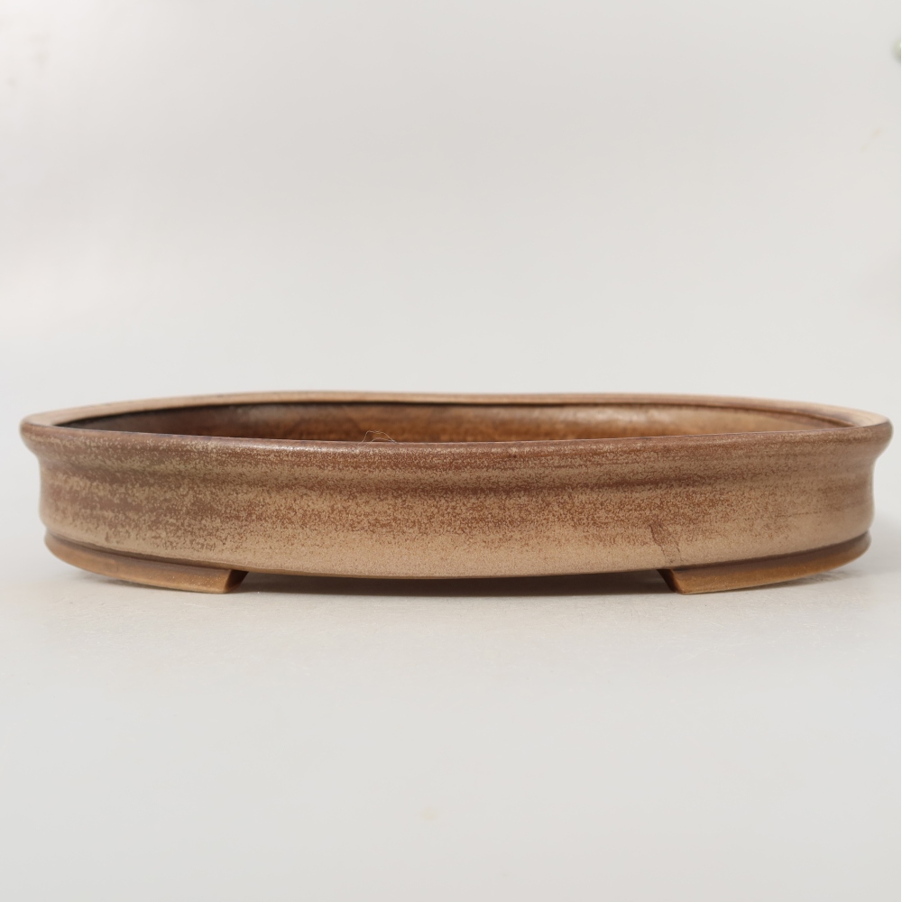 Keramische bonsaipot 30,5 x 26,5 x 4 cm, kleur roze