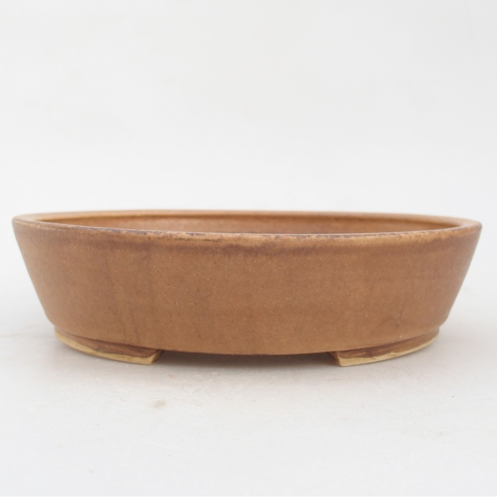 Bonsaischaal van keramiek 18,5 x 16,5 x 4,5 cm, roze