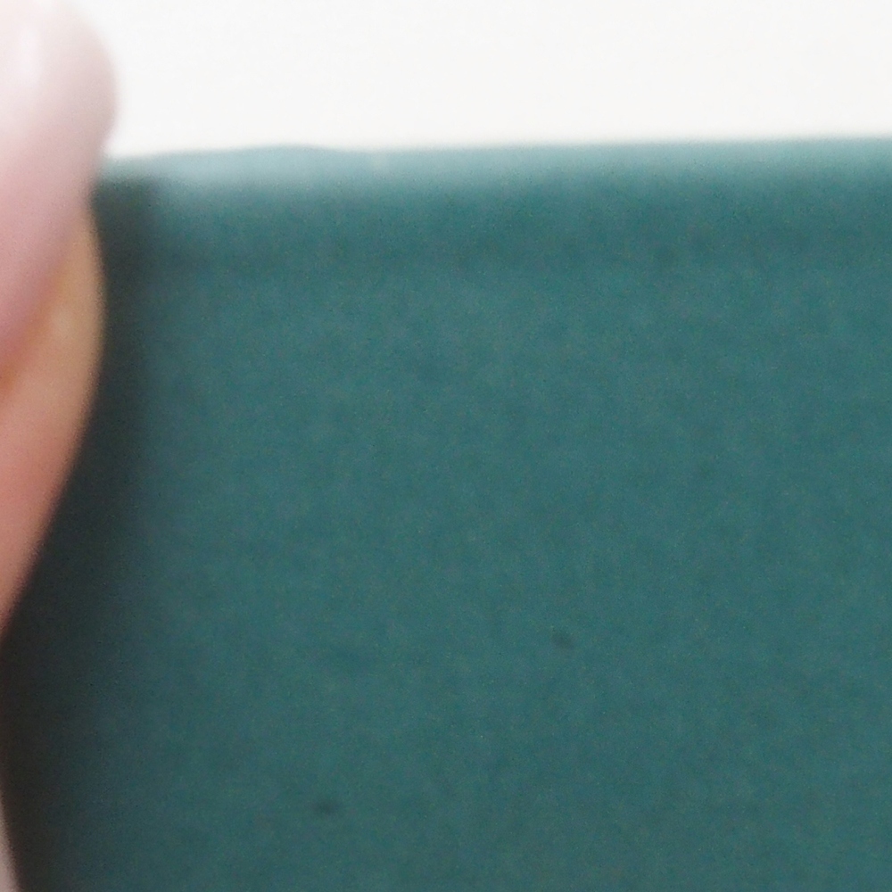 Bonsaischaal van keramiek 6,5 x 5,5 x 4 cm, kleur blauw