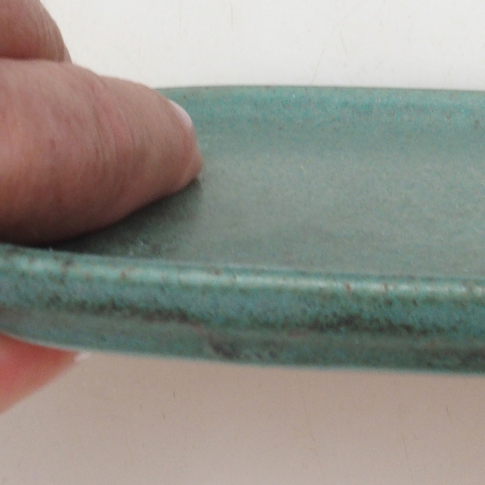 Keramische kom H32 - 13 x 11 x 1 cm - groen