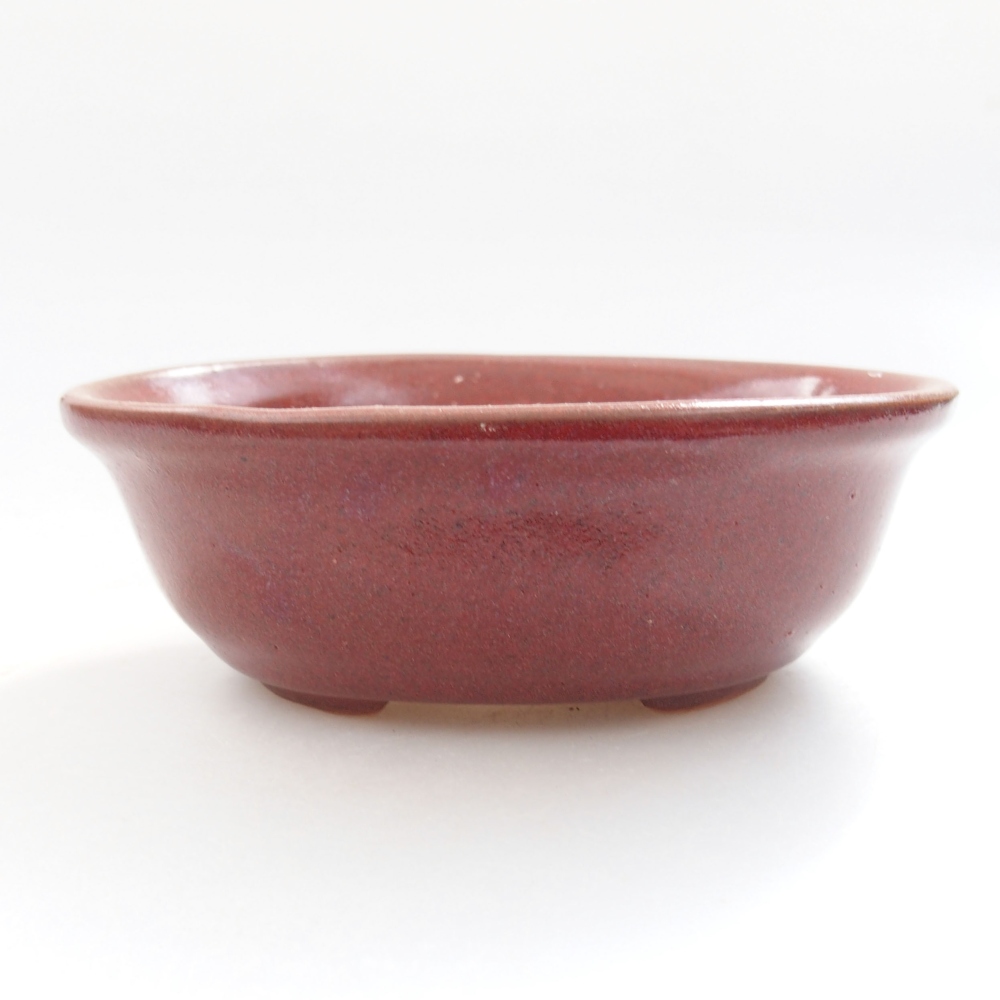 Bonsaischaal van keramiek 22 x 17 x 5 cm, groen