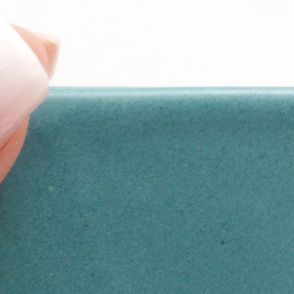 Bonsaischaal van keramiek 6,5 x 5,5 x 4 cm, kleur blauw