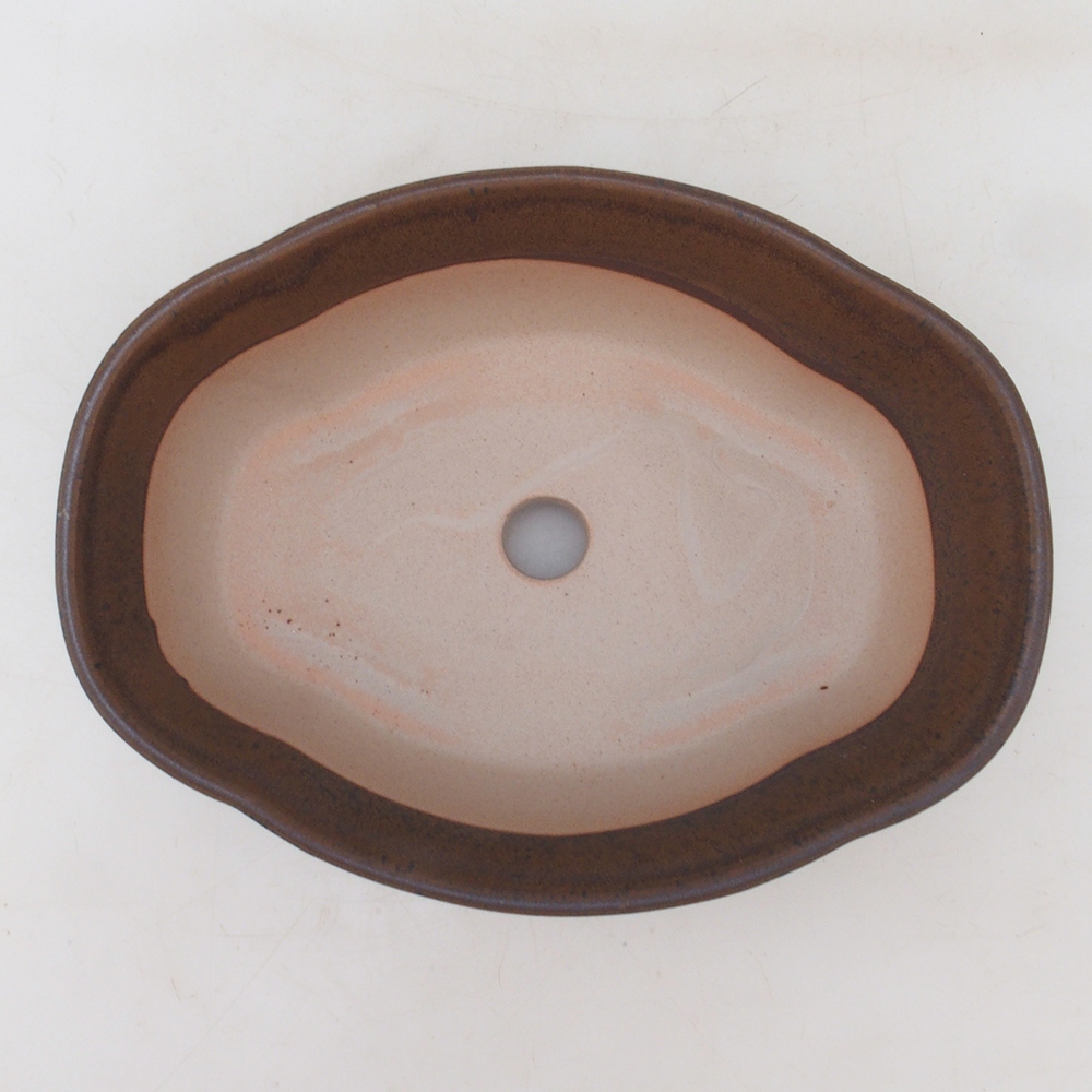 Bonsaischaal H75 - 19 x 14 x 6,5 cm - bruin