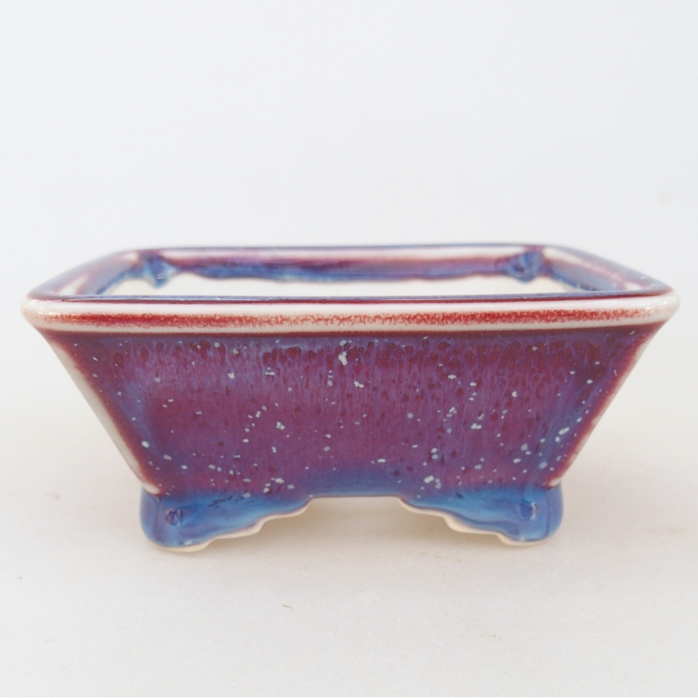 Mini bonsaischaal 8,5 x 7,5 x 4 cm, kleur paars