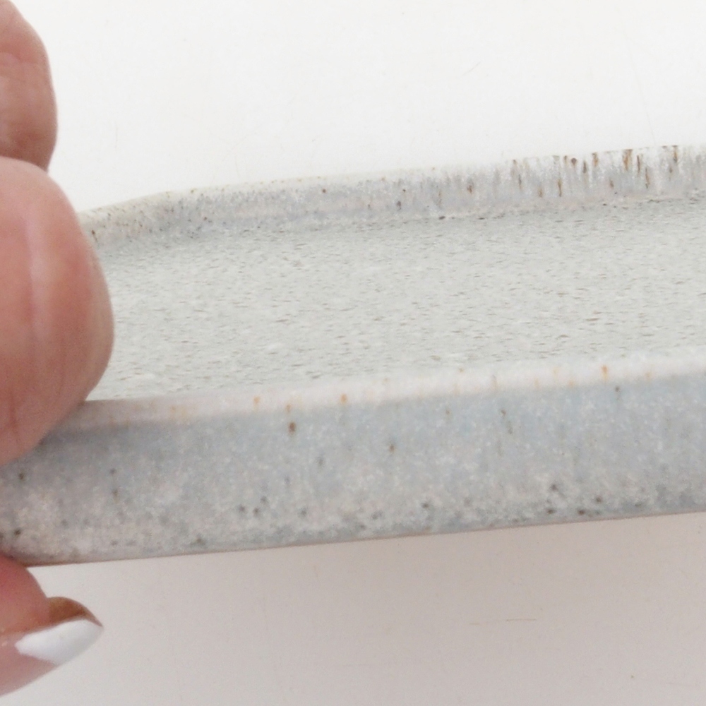 Keramische schotel H53 - 18,5 x 17 x 1 cm - beige