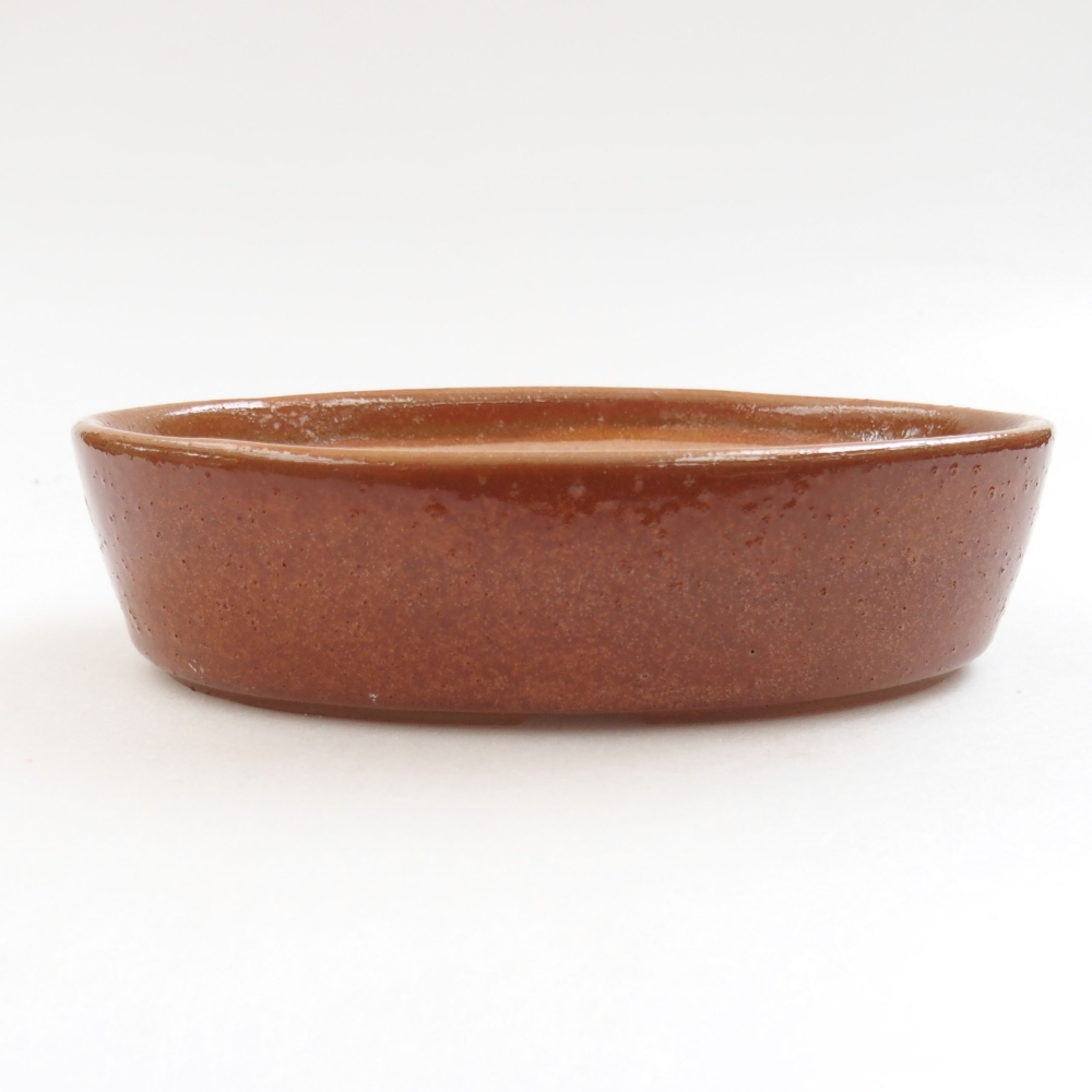 Bonsaischaal van keramiek 22 x 17 x 5 cm, groen