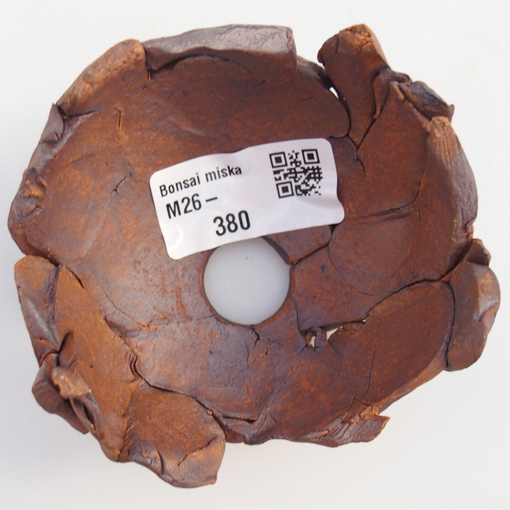 Keramische schaal 8,5 x 8,5 x 5,5 cm , kleur bruin