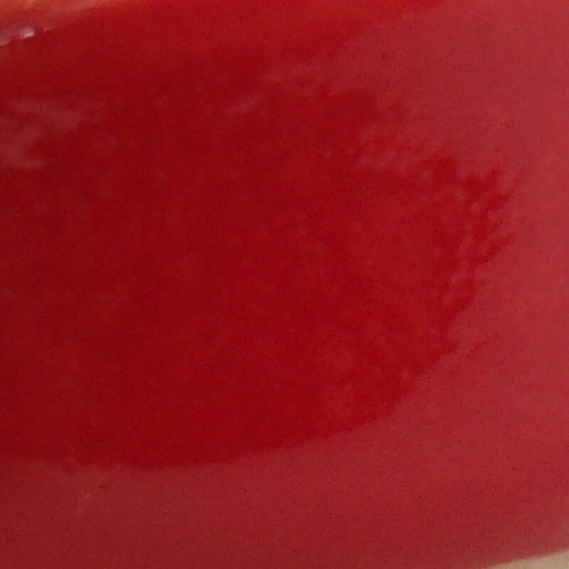 Mini bonsaischaal 2,5 x 2,5 x 2 cm, kleur rood