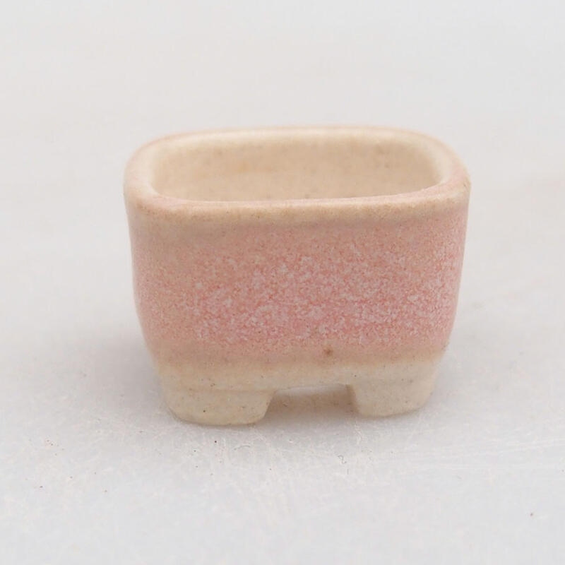 Mini bonsaischaal 2 x 2 x 1,5 cm, roze