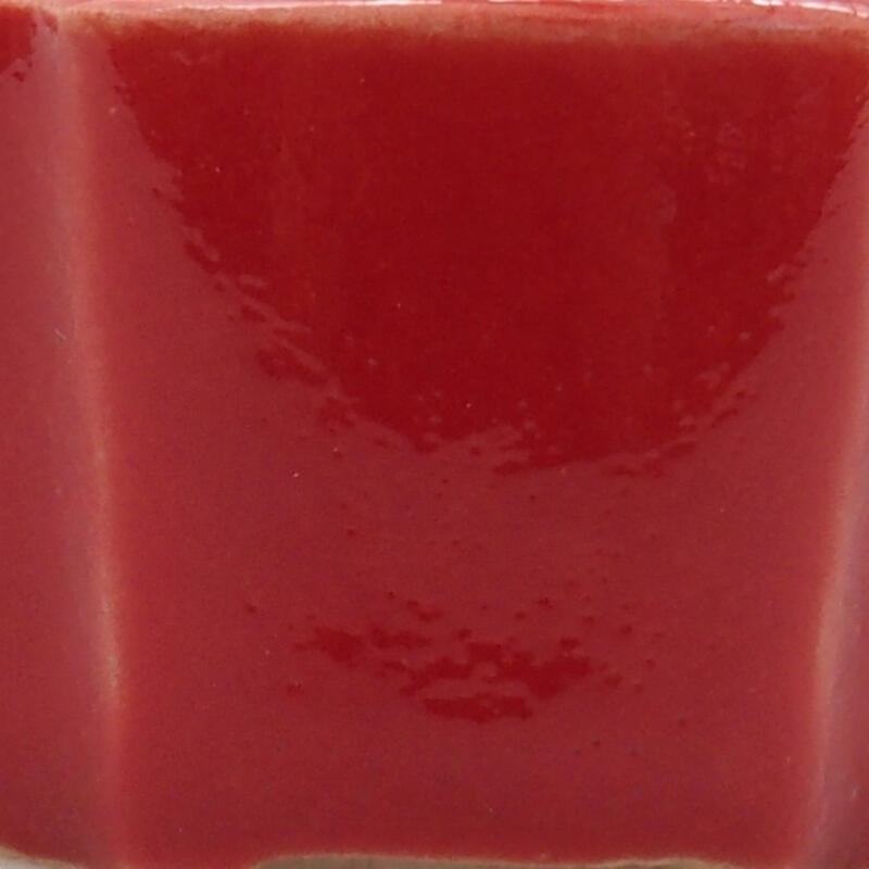 Mini bonsaischaal 3,5 x 3,5 x 2,5 cm, kleur rood