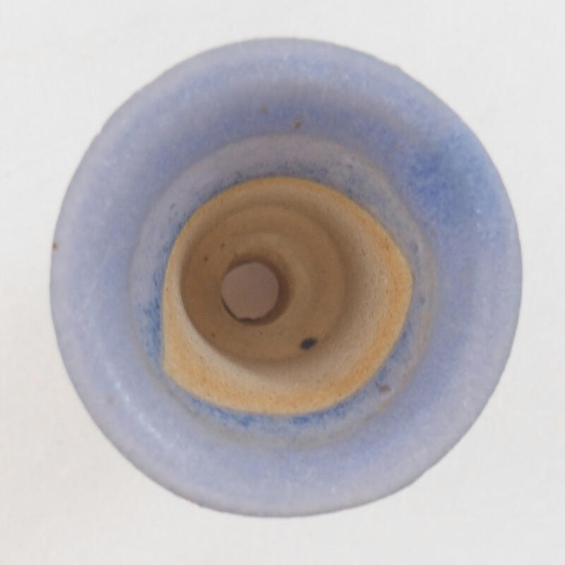 Mini bonsaischaal 3,5 x 3,5 x 3,5 cm, kleur blauw