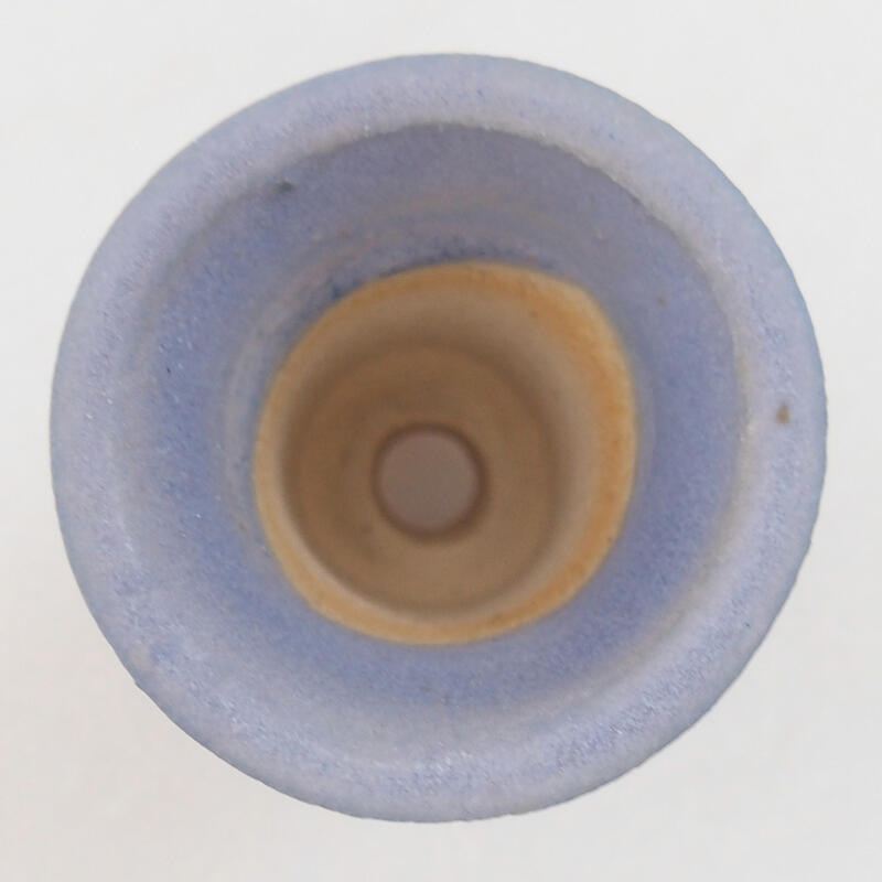 Mini bonsaischaal 3,5 x 3,5 x 3,5 cm, kleur blauw