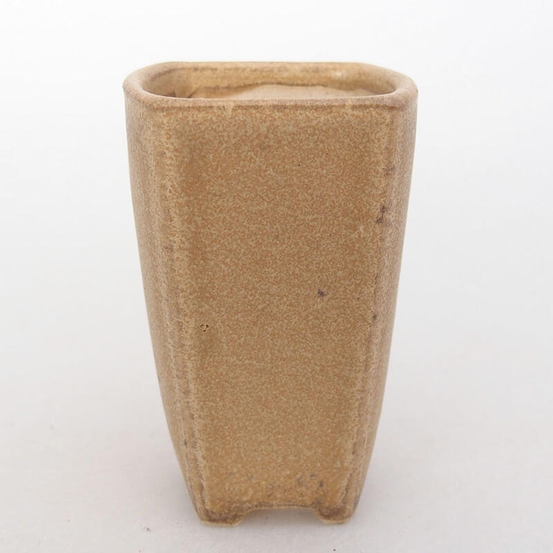 Mini bonsaischaal 3,5 x 3,5 x 5,5 cm, bruin