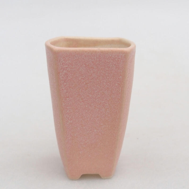 Mini bonsaischaal 3,5 x 3,5 x 5,5 cm, roze