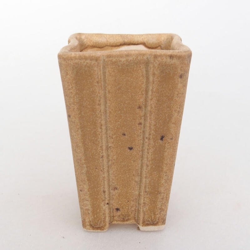 Mini bonsaischaal 3,5 x 3,5 x 6 cm, bruin