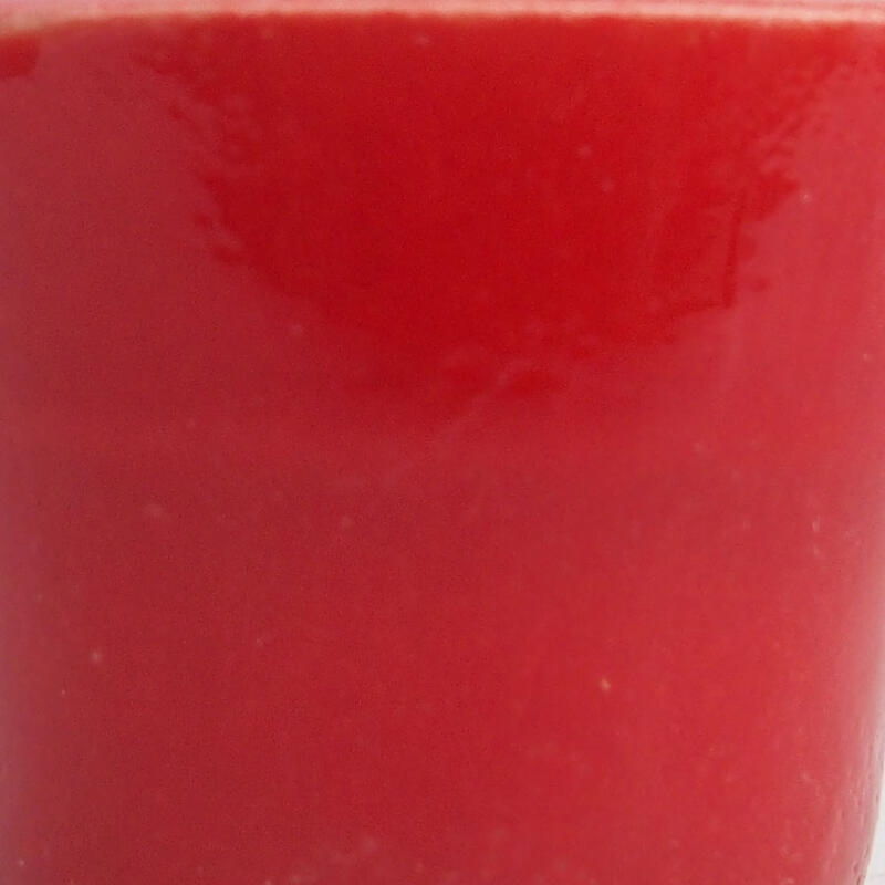 Mini bonsaischaal 3 x 3 x 2,5 cm, kleur rood