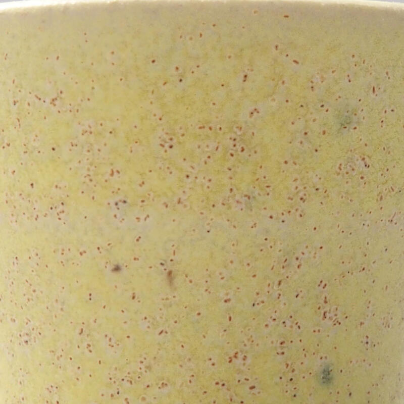 Mini bonsaischaal 3 x 3 x 2,5 cm, geel