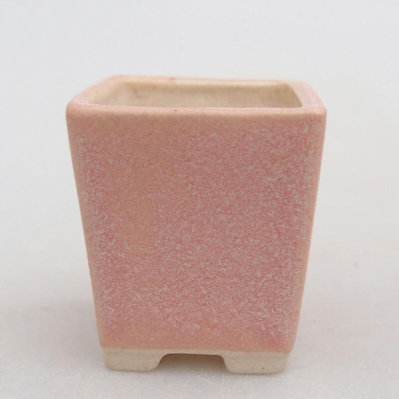 Mini bonsaischaal 3 x 3 x 3,5 cm, roze