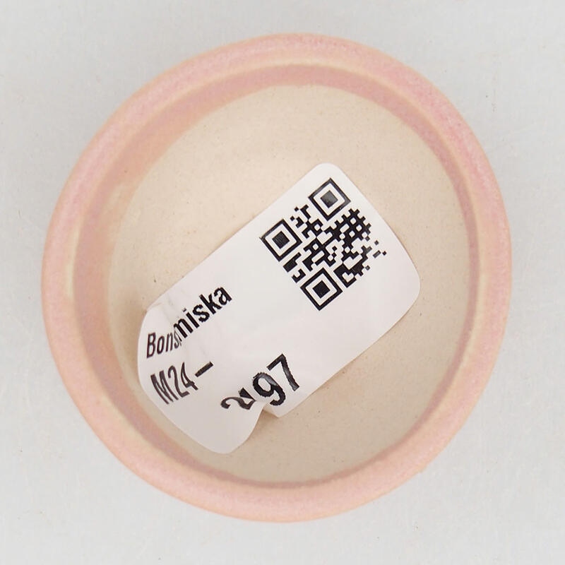 Mini bonsaischaal 4,5 x 4,5 x 2,5 cm, roze