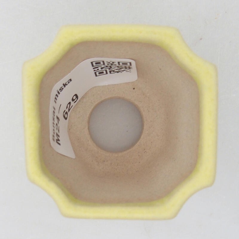 Mini bonsaischaal 4,5 x 4,5 x 4 cm, groen