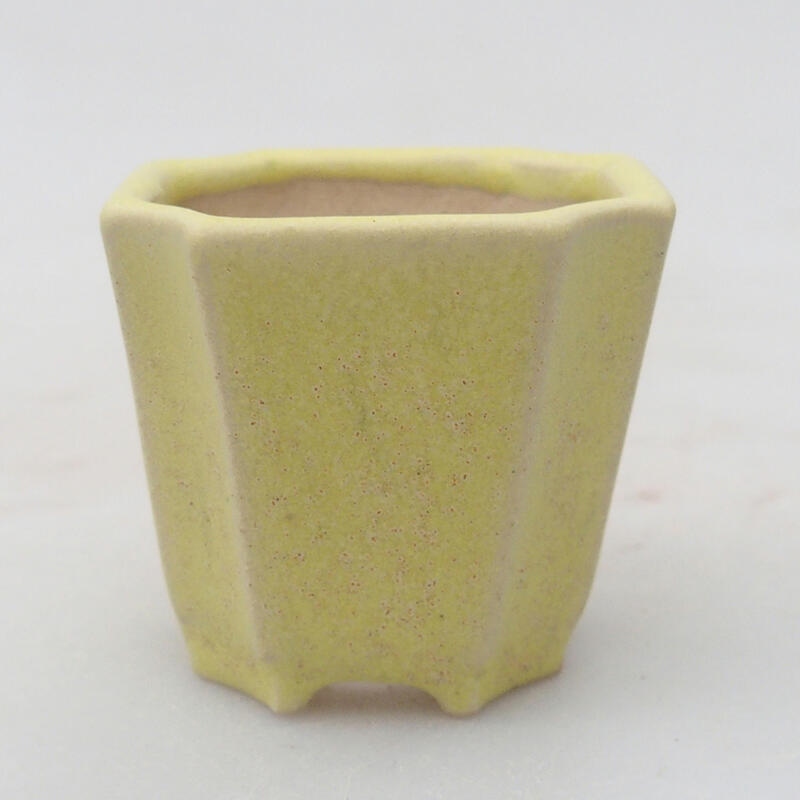 Mini bonsaischaal 4,5 x 4,5 x 4 cm, groen