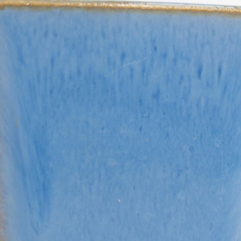 Mini bonsaischaal 4,5 x 4,5 x 5 cm, kleur blauw