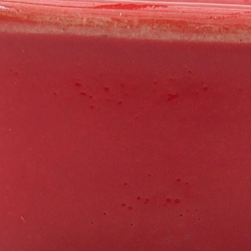 Mini bonsaischaal 4,5 x 4 x 2 cm, kleur rood