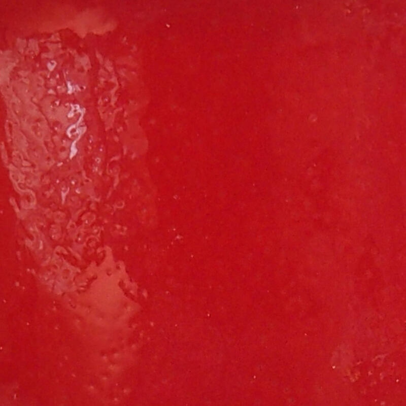 Mini bonsaischaal 4 x 4 x 2,5 cm, kleur rood