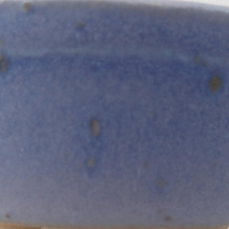 Mini bonsaischaal 4 x 4 x 2,5 cm, kleur blauw