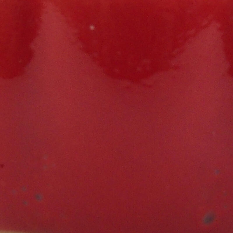 Mini bonsaischaal 4 x 4 x 2 cm, kleur rood