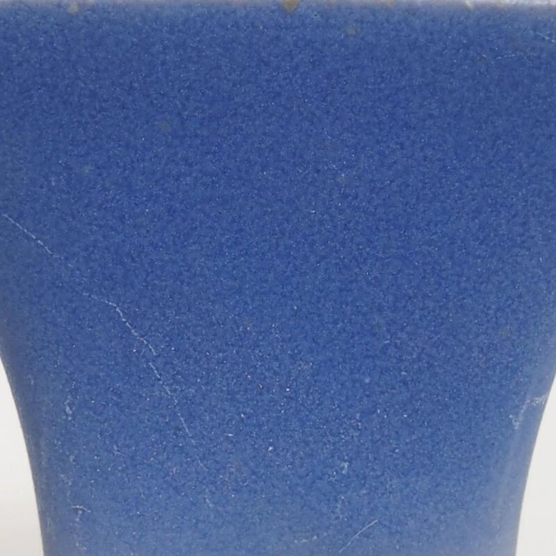 Mini bonsaischaal 4 x 4 x 3,5 cm, kleur blauw