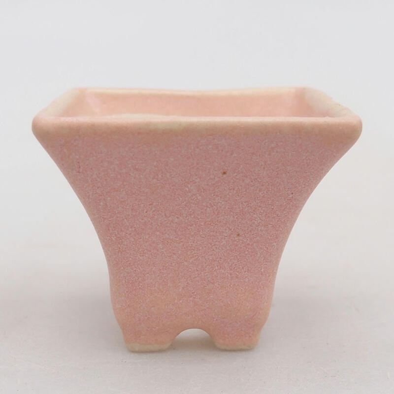 Mini bonsaischaal 4 x 4 x 3,5 cm, roze