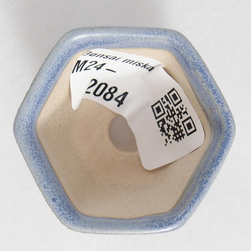 Mini bonsaischaal 4 x 4 x 3 cm, blauw