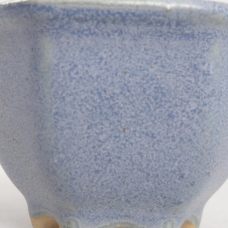 Mini bonsaischaal 4 x 4 x 3 cm, blauw