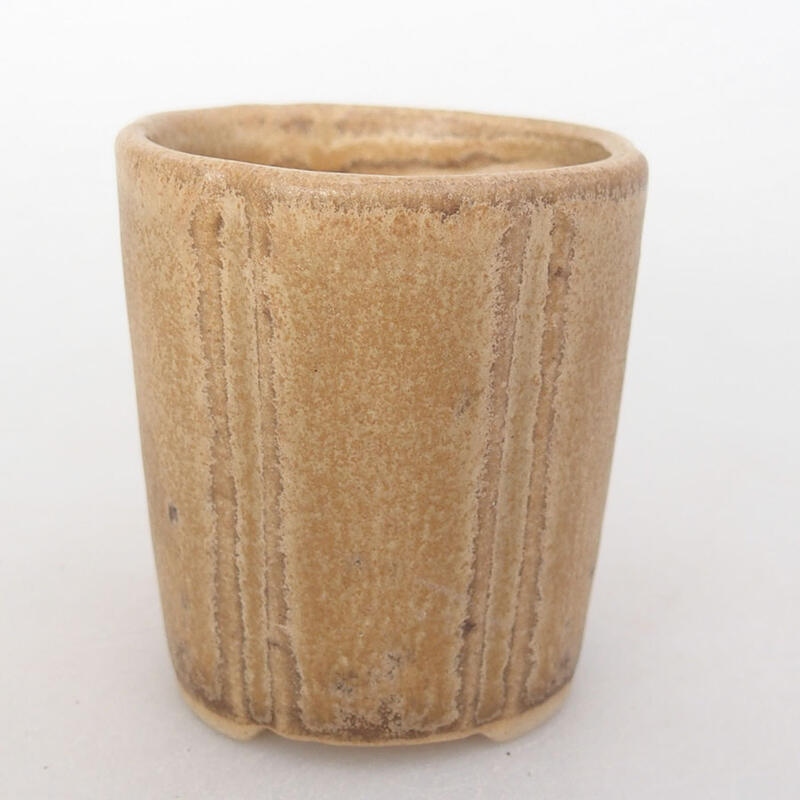 Mini bonsaischaal 4 x 4 x 4,5 cm, bruin