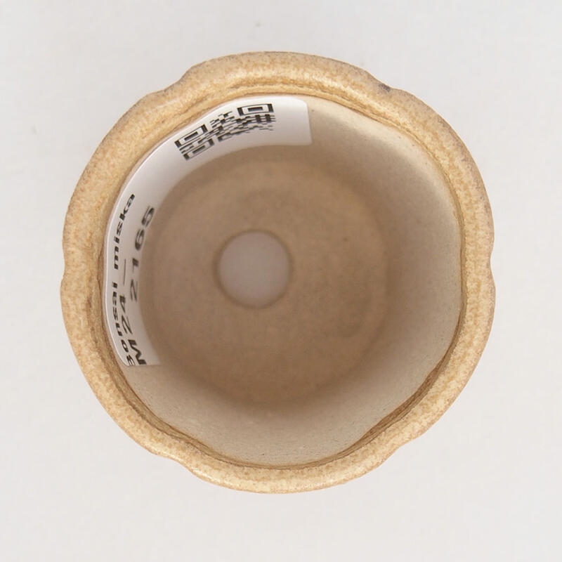 Mini bonsaischaal 4 x 4 x 4,5 cm, bruin