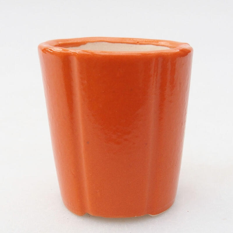 Mini bonsaischaal 4 x 4 x 4,5 cm, oranje