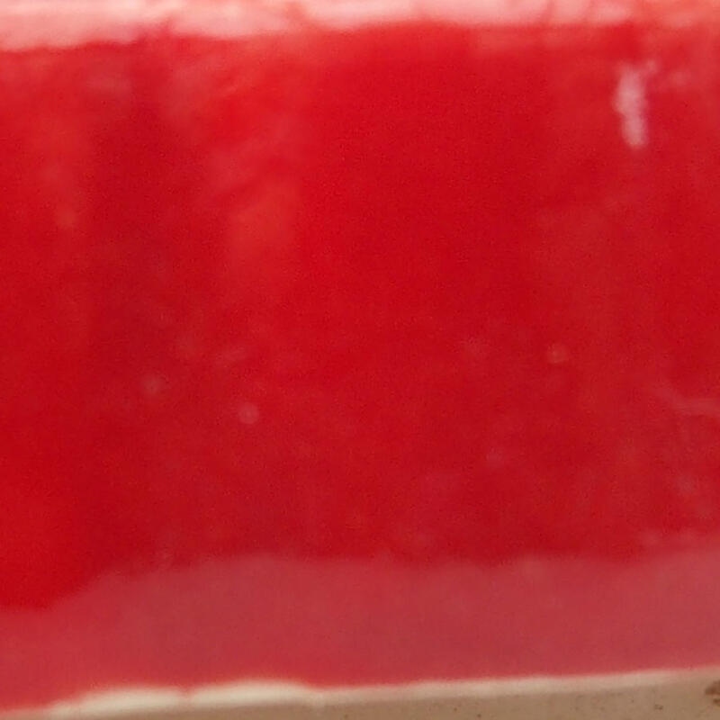 Mini bonsaischaal 5,5 x 3 x 2 cm, kleur rood