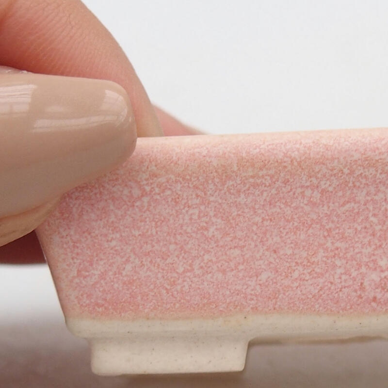 Mini bonsaischaal 5,5 x 3 x 2 cm, roze