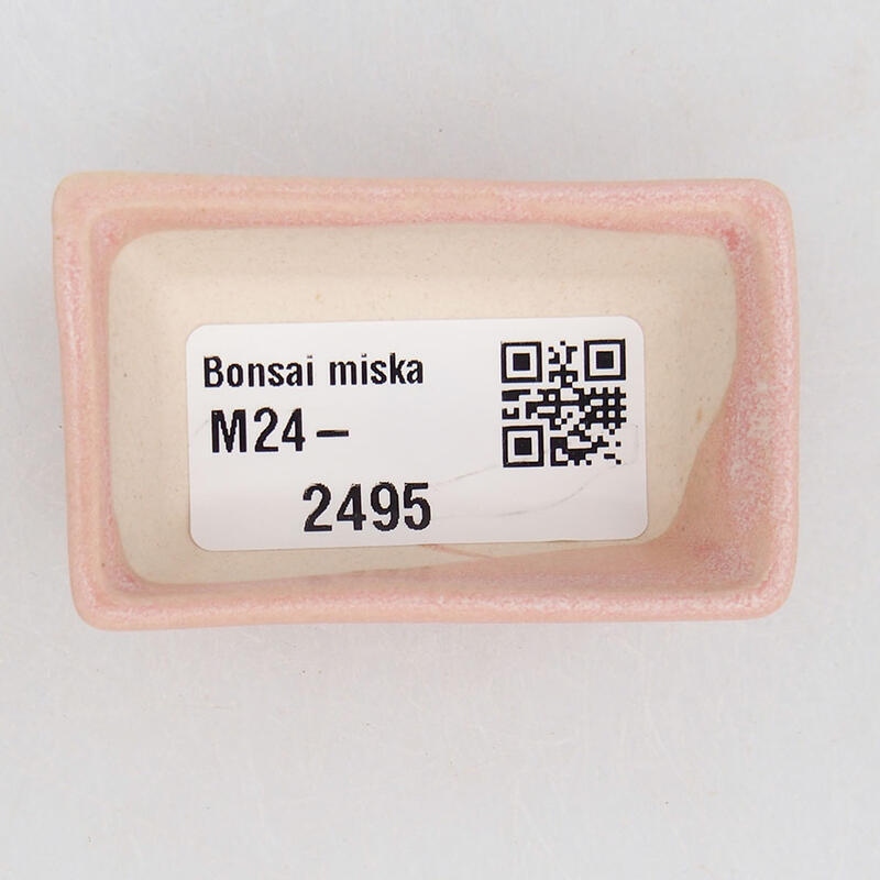 Mini bonsaischaal 5,5 x 3 x 2 cm, roze