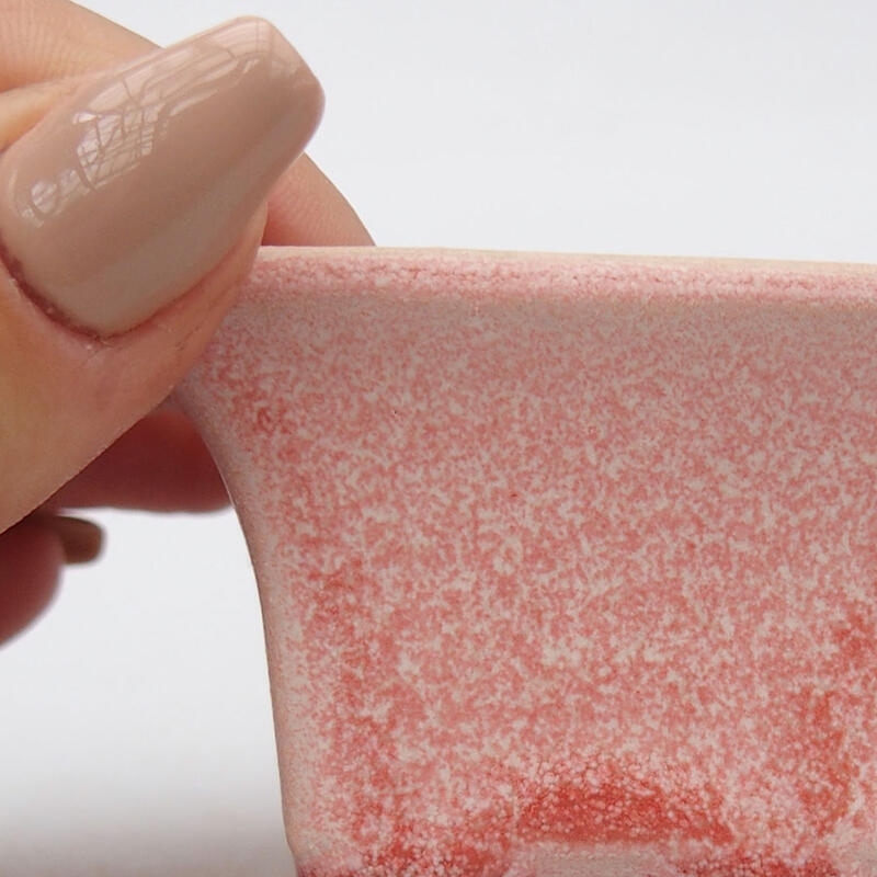 Mini bonsaischaal 5,5 x 5,5 x 3,5 cm, roze