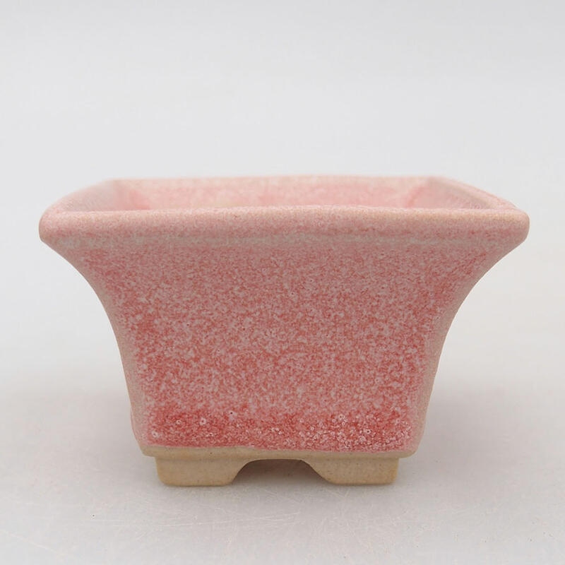 Mini bonsaischaal 5,5 x 5,5 x 3,5 cm, roze