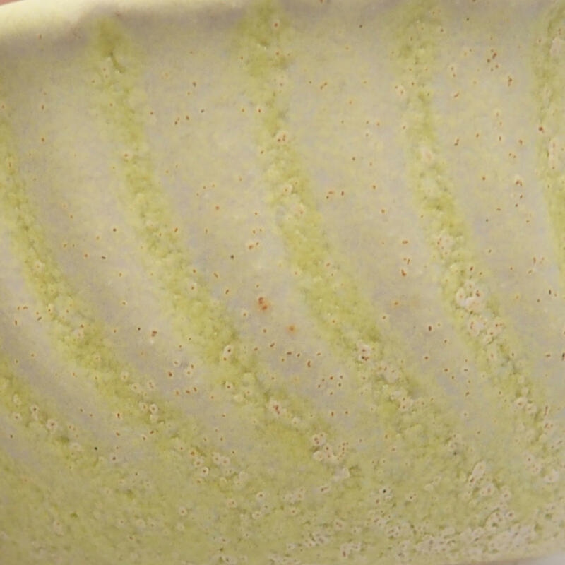 Mini bonsaischaal 5,5 x 5,5 x 3 cm, groen