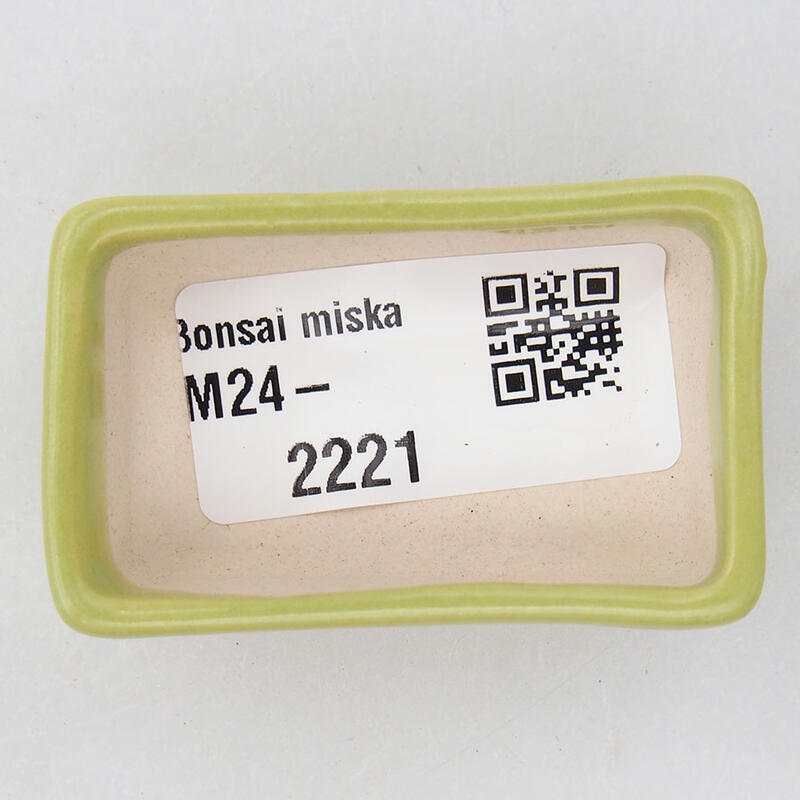 Mini bonsaischaal 5 x 3 x 1,5 cm, groen