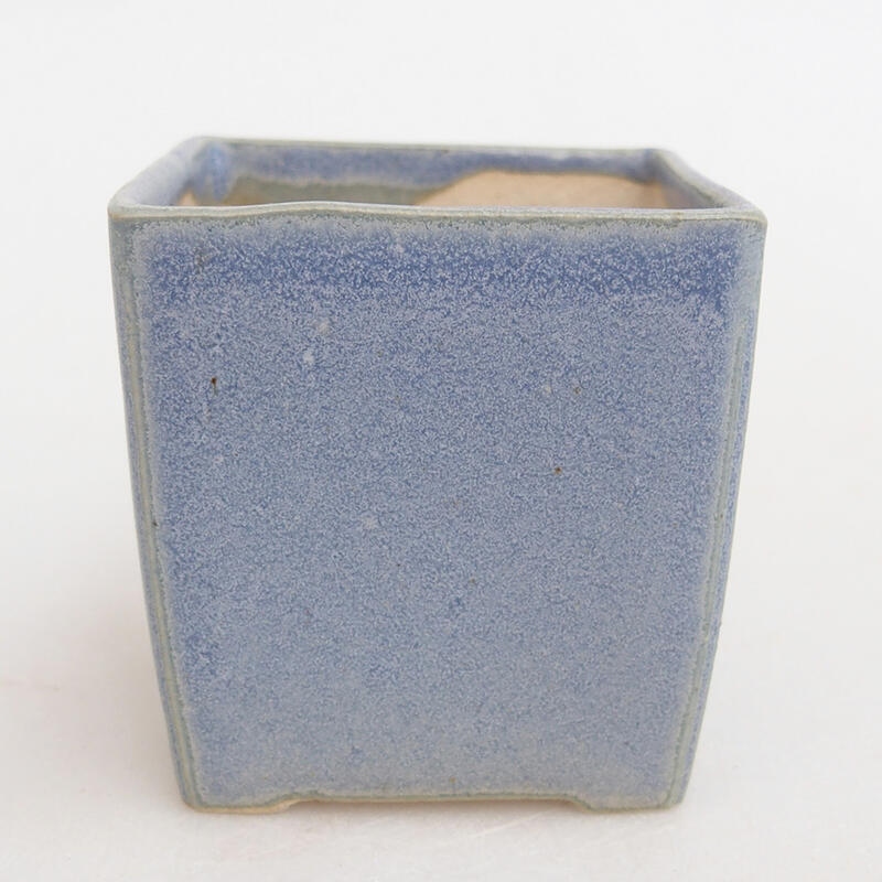 Mini bonsaischaal 5 x 5 x 5 cm, kleur blauw