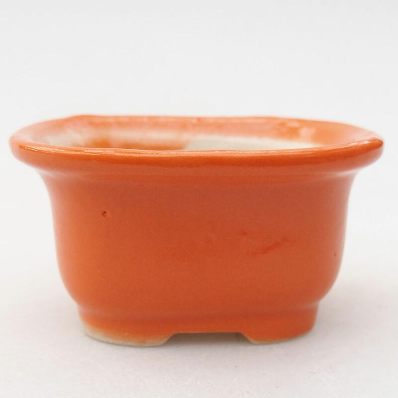 Mini bonsaischaal 6 x 5 x 3 cm, oranje