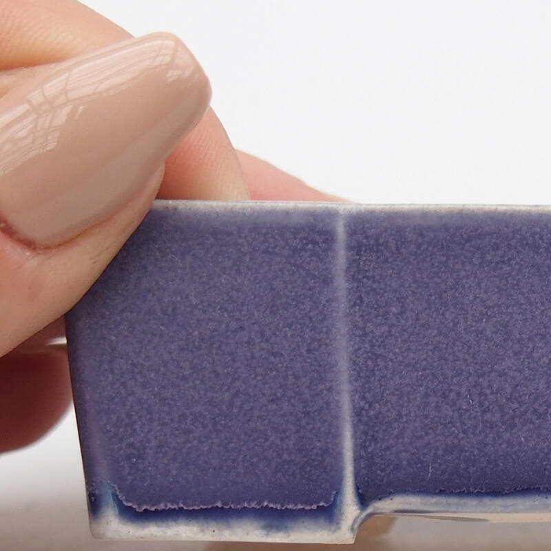 Mini bonsaischaal 7,5 x 4,5 x 2,5 cm, kleur paars