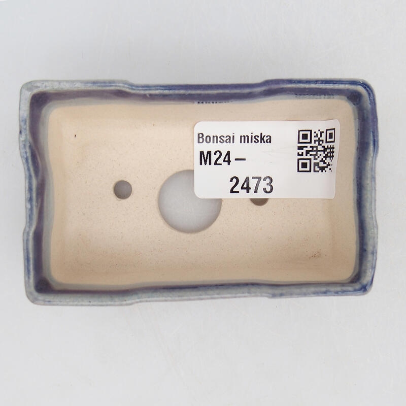 Mini bonsaischaal 7,5 x 4,5 x 2,5 cm, kleur paars