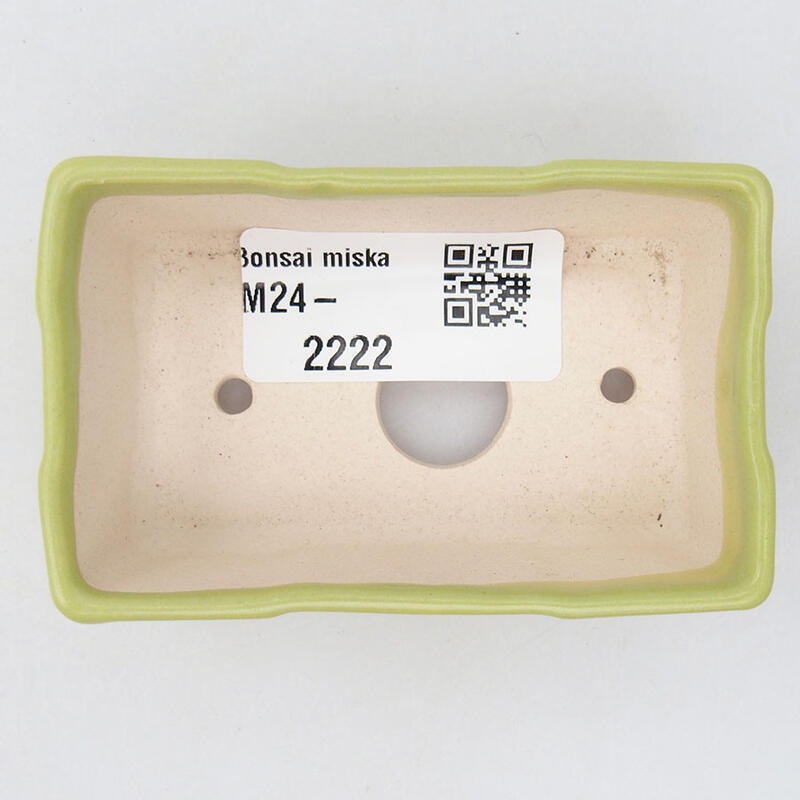 Mini bonsaischaal 7,5 x 4,5 x 2,5 cm, groen